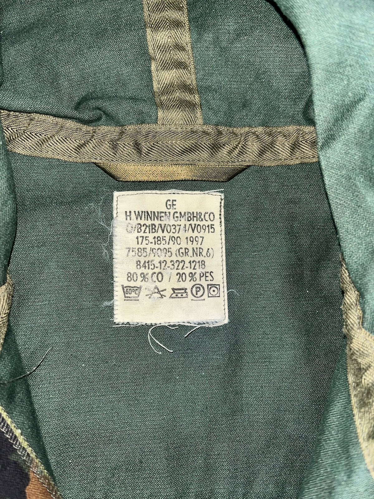 Original Bundeswehr German BW Flecktarn Parka Coat - Image 6