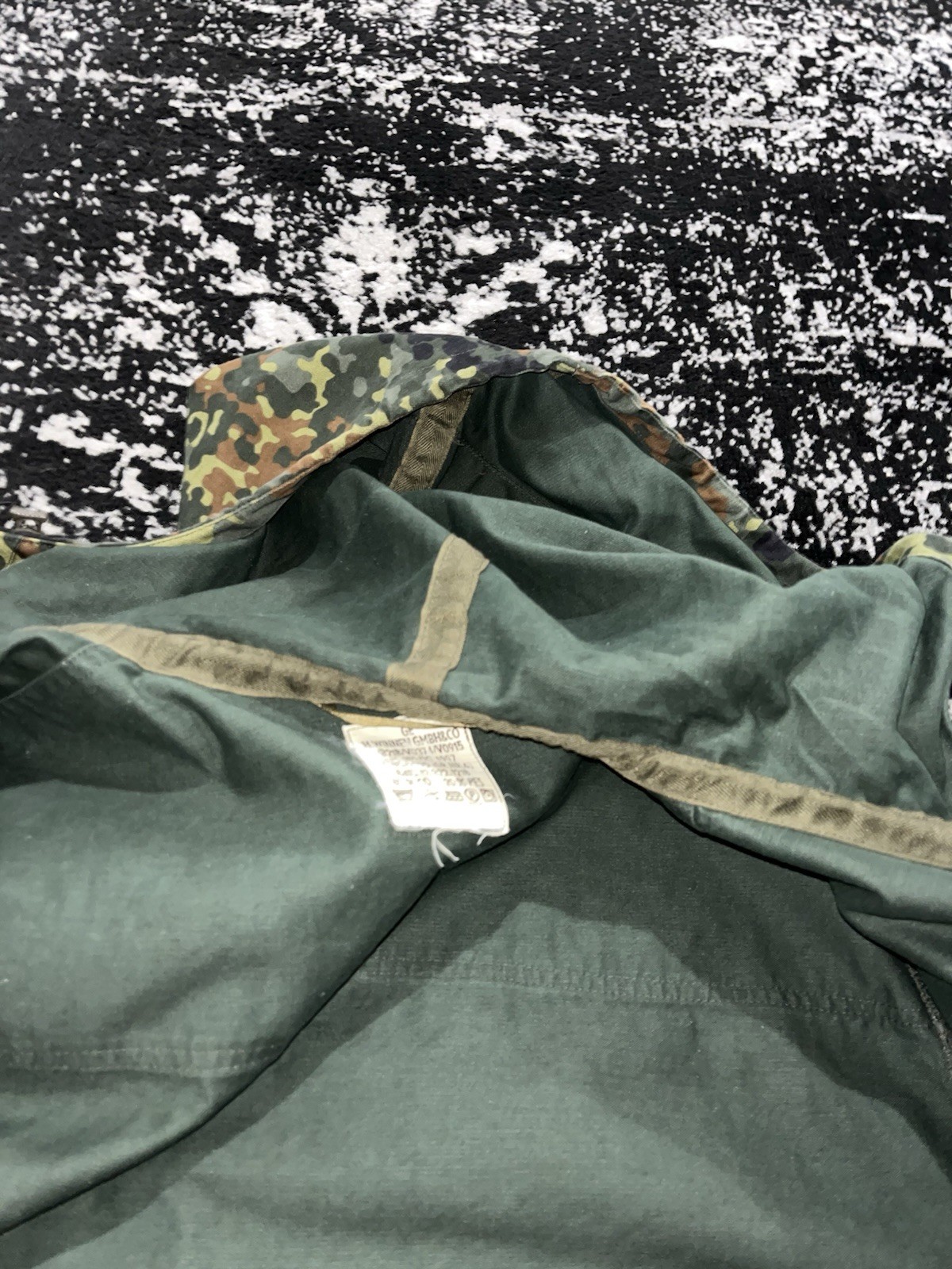 Original Bundeswehr German BW Flecktarn Parka Coat - Image 8