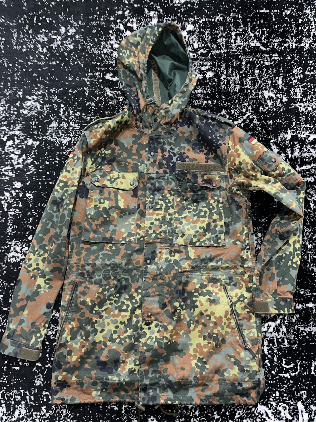 Original Bundeswehr German BW Flecktarn Parka Coat